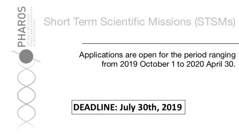 PHAROS Open Call for Short Term Scientific Missions (STSMs)