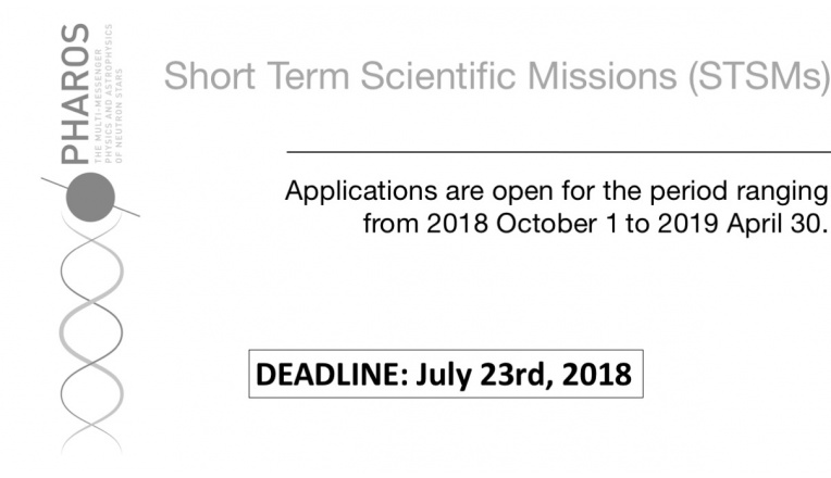 PHAROS Open Call for Short Term Scientific Missions (STSMs)